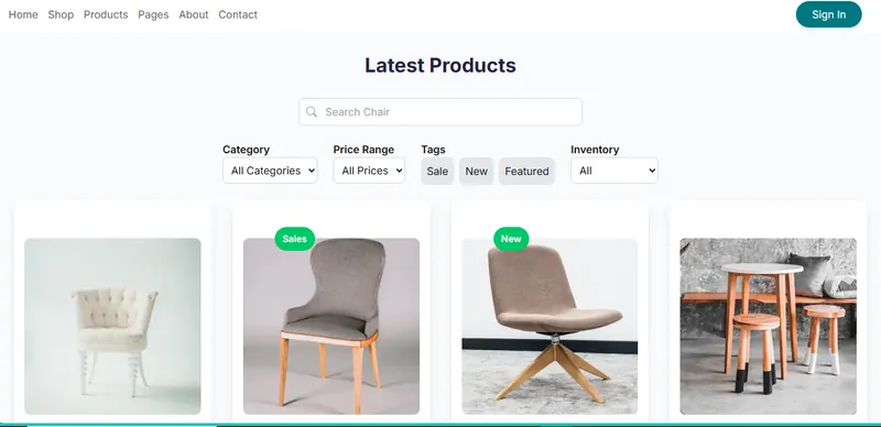 Furniture E-Commerce